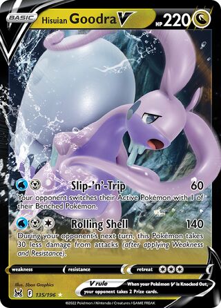 Hisuian Goodra V, Play! Pokémon Prize Pack Series Four 135/196