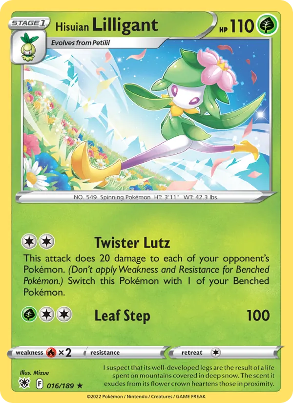 Hisuian Lilligant, Astral Radiance 016/189