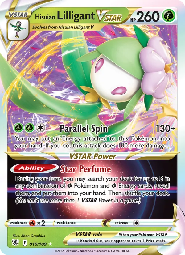 Hisuian Lilligant VSTAR, Astral Radiance 018/189