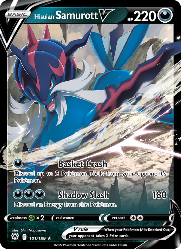 Hisuian Samurott V, Astral Radiance 101/189
