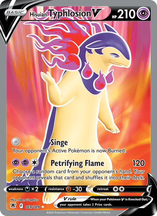 Hisuian Typhlosion V, Astral Radiance 169/189