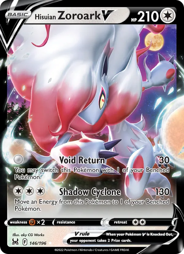 Hisuian Zoroark V, Lost Origin 146/196