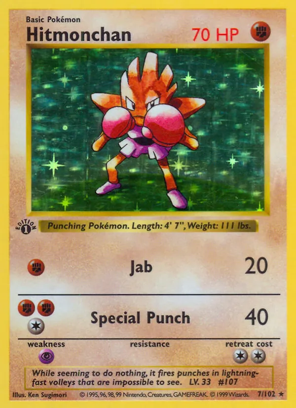 Hitmonchan, Base 007/102