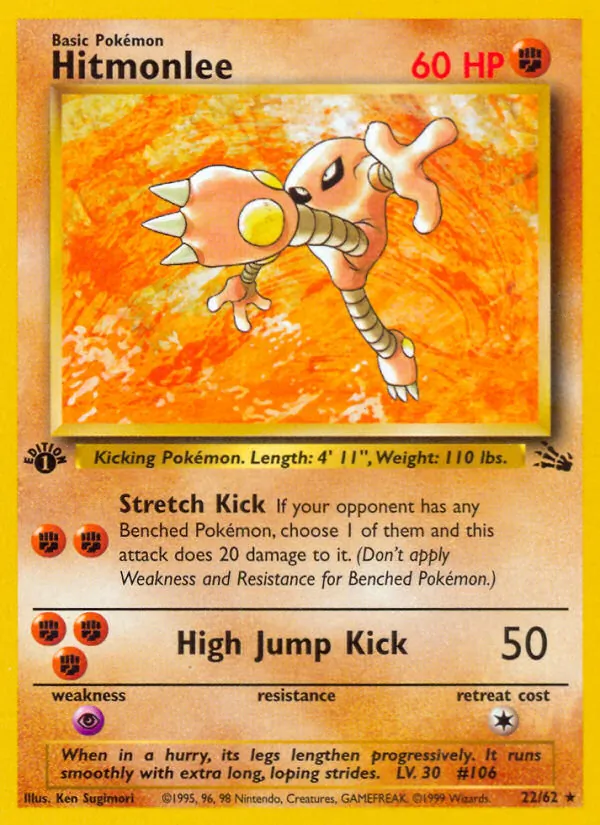 Hitmonlee, Fossil 022/062