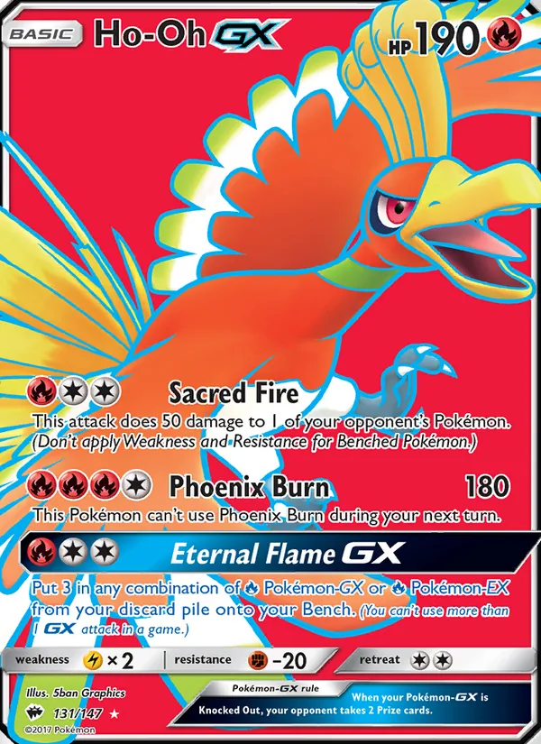 Ho-Oh GX, Burning Shadows 131/147