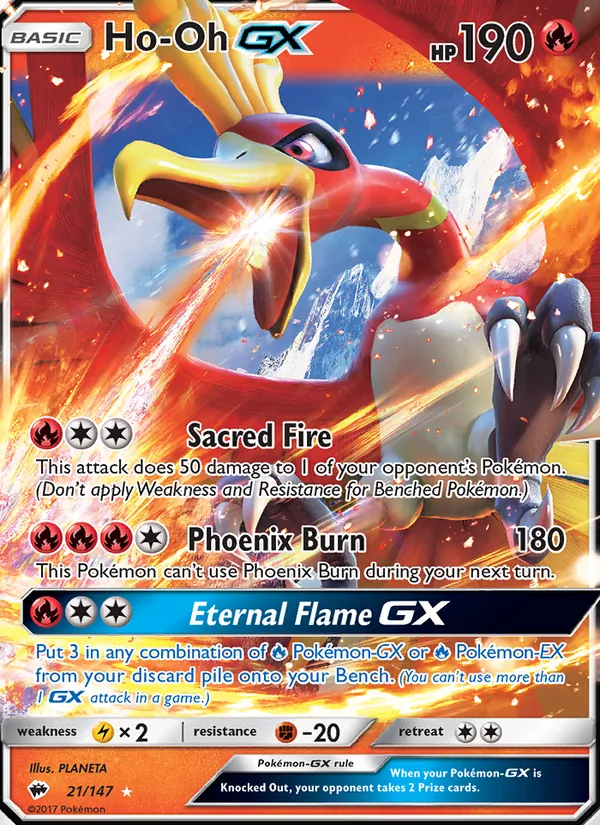 Ho-Oh GX, Burning Shadows 021/147