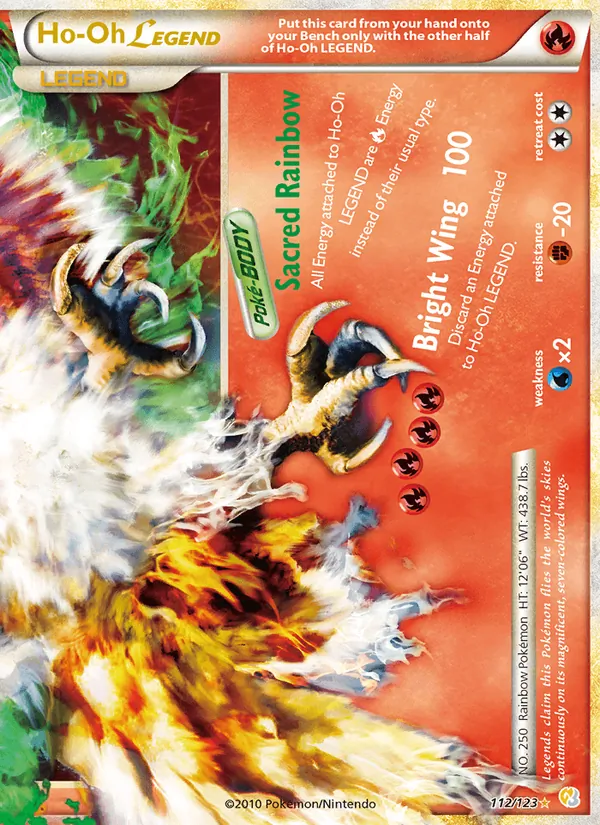 Ho-Oh LEGEND, HeartGold & SoulSilver 112/123