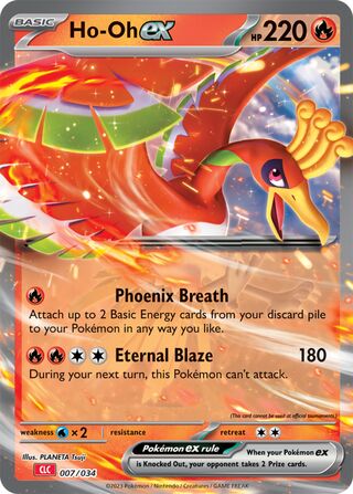 Ho-Oh EX, Pokémon TCG Classic (Charizard) 007/034