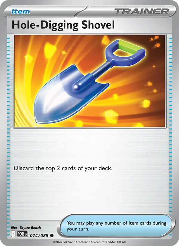 Hole-Digging Shovel, Perfect Order 074/088