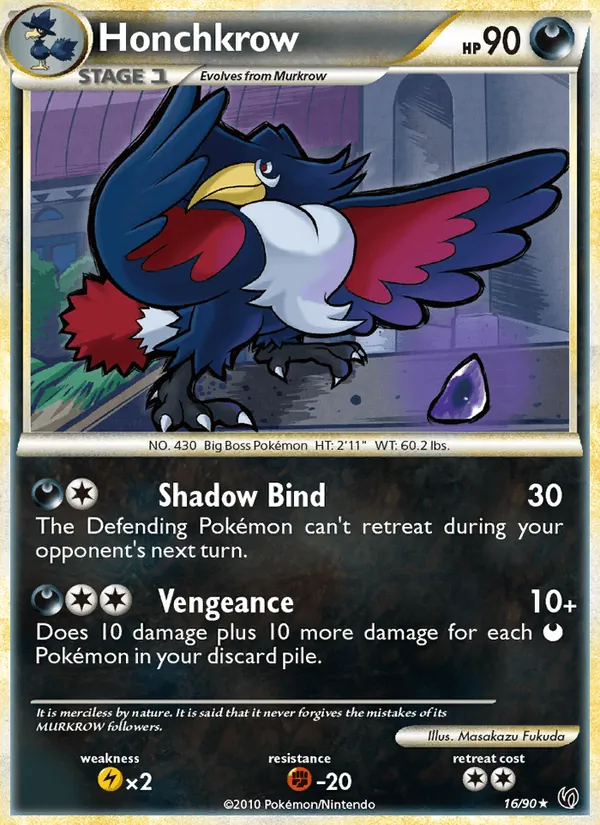 Honchkrow, Undaunted 016/090