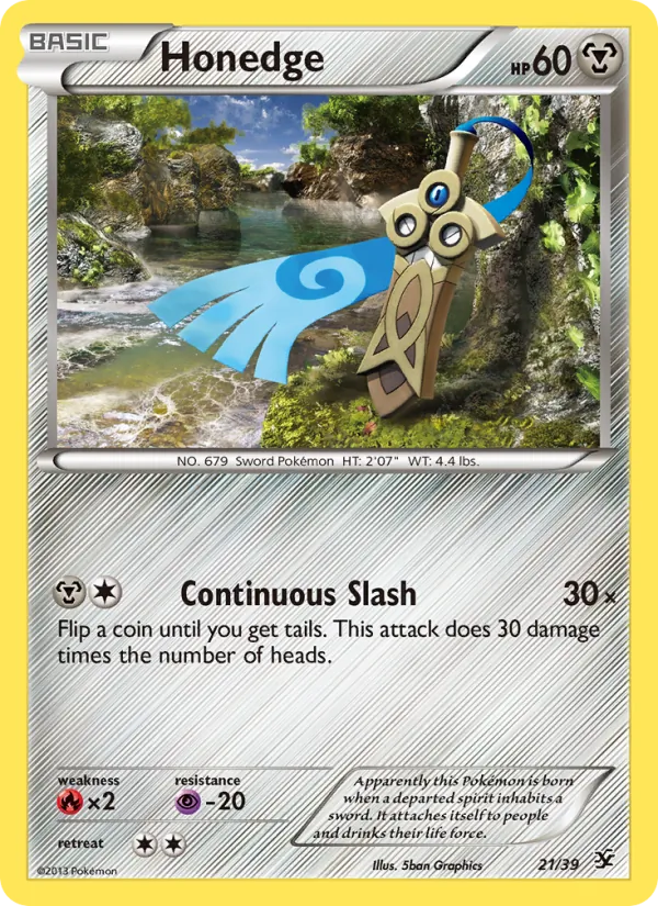 Honedge, Kalos Starter Set 021/039