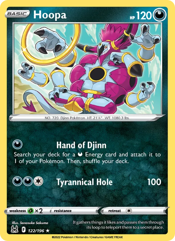 Hoopa, Lost Origin 122/196