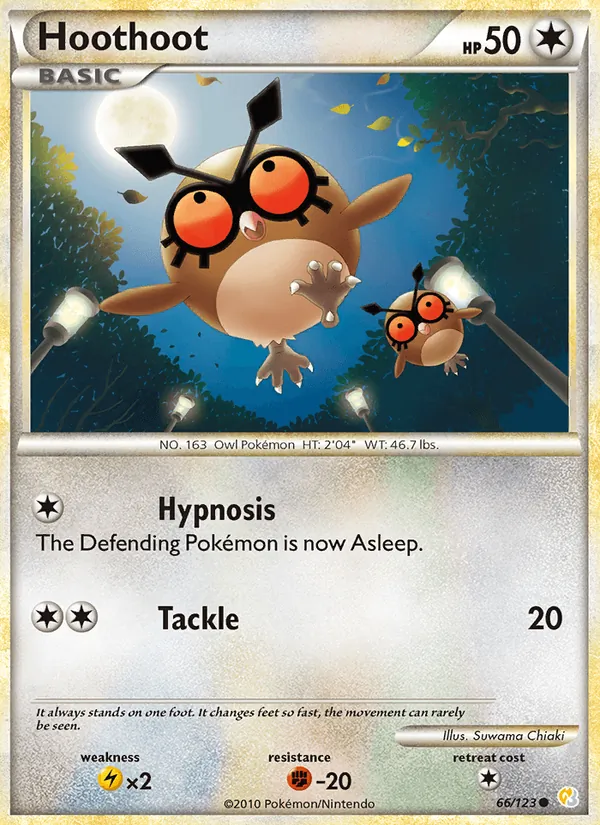 Hoothoot, HeartGold & SoulSilver 066/123