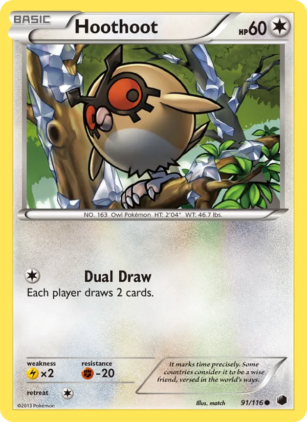 Hoothoot, Plasma Freeze 091/116