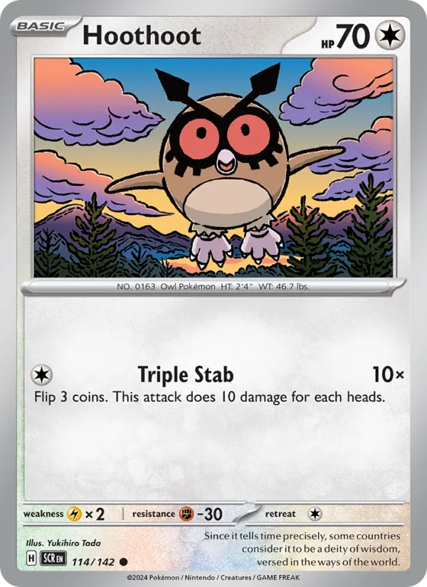 Hoothoot, Stellar Crown 114/142