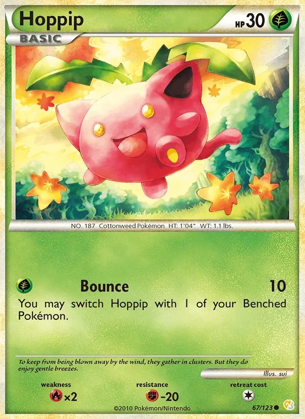 Hoppip, HeartGold & SoulSilver 067/123