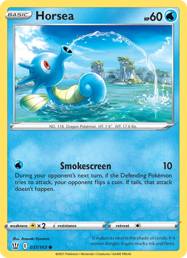 Horsea, Battle Styles 031/163