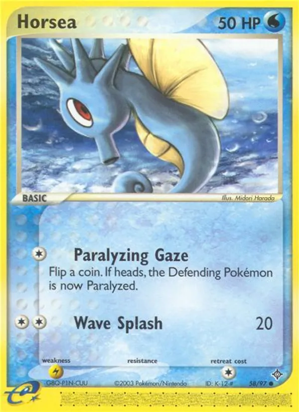 Horsea, Dragon 058/097