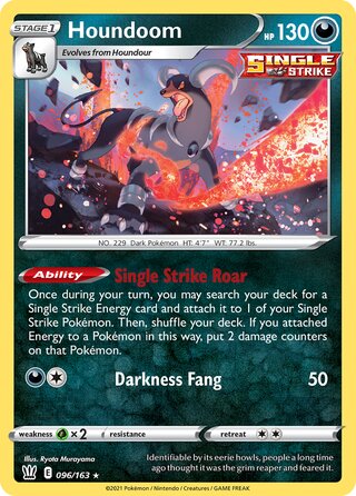 Houndoom, Play! Pokémon Prize Pack Series One 096/163