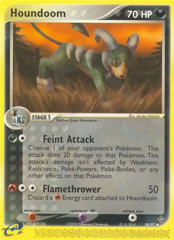 Houndoom, Dragon 034/097