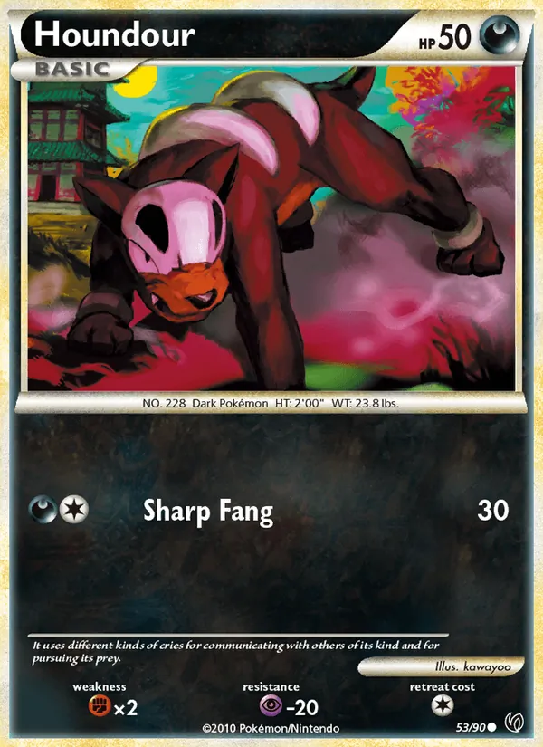 Houndour, Undaunted 053/090