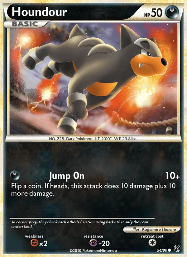 Houndour, Undaunted 054/090