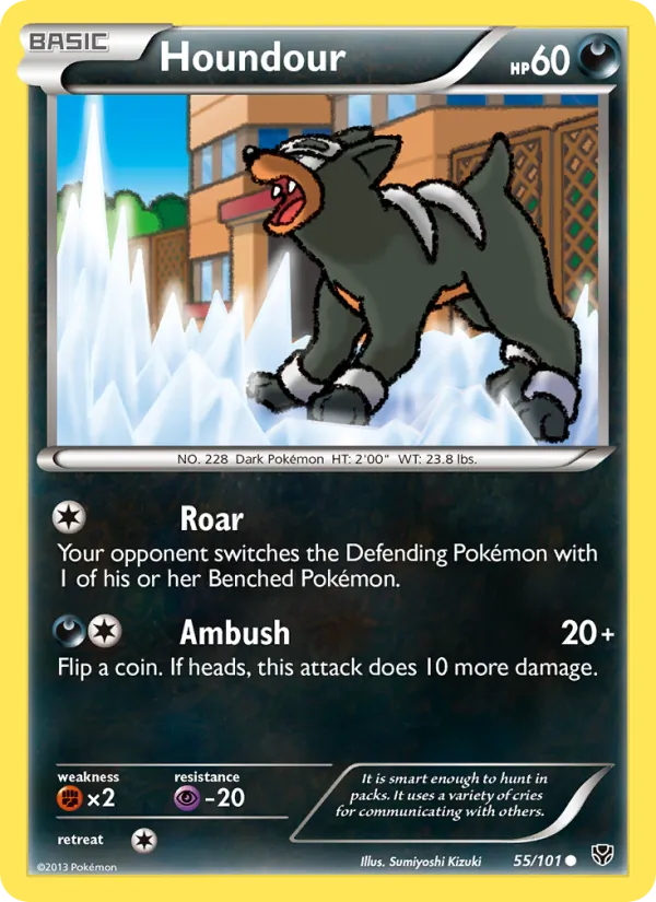 Houndour, Plasma Blast 055/101