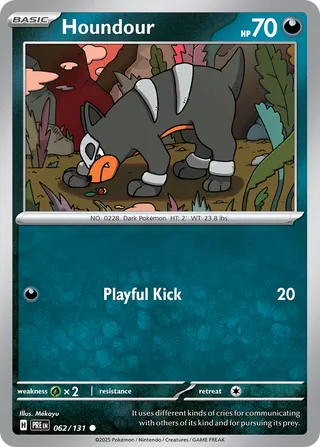 Houndour, Prismatic Evolutions 062/131