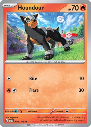 Houndour, Battle Academy 2024 (Armarouge) 033/198