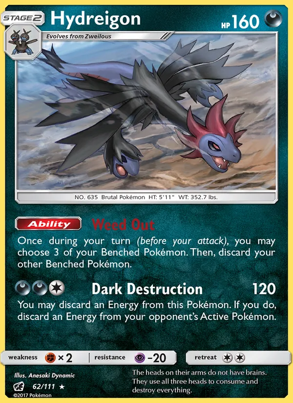 Hydreigon, Crimson Invasion 062/111