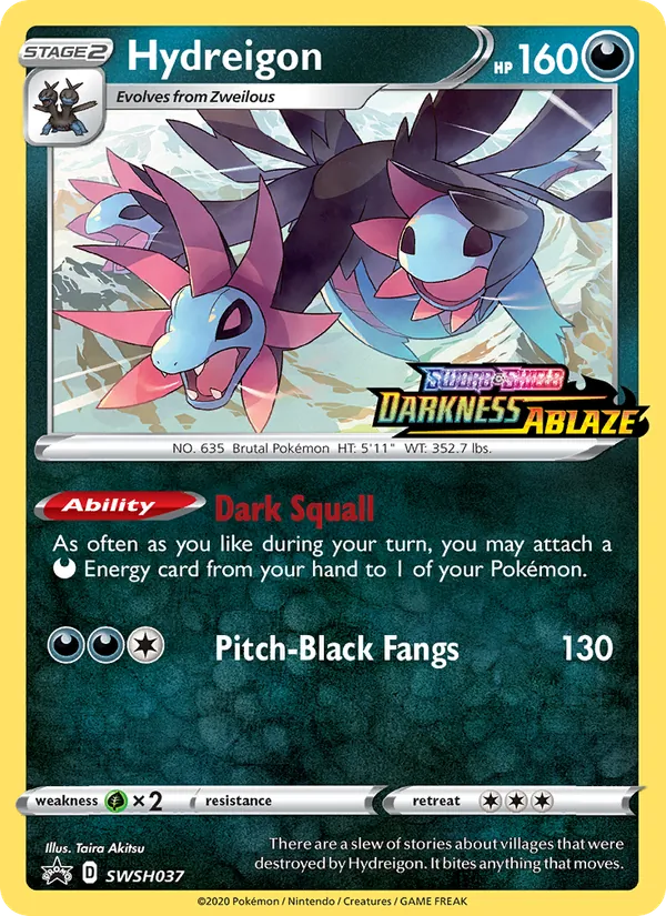 Hydreigon, SWSH Black Star Promos SWSH037/307