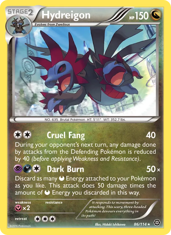 Hydreigon, Steam Siege 086/114