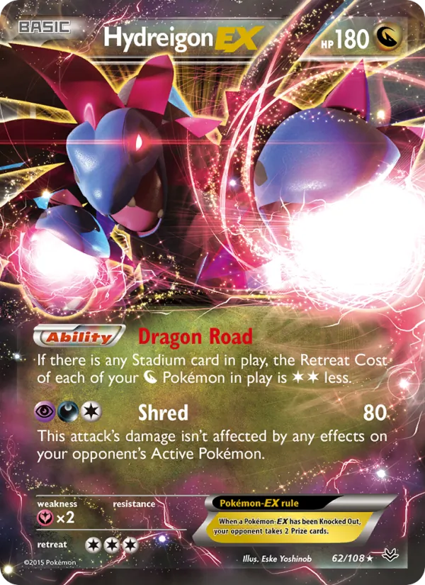 Hydreigon EX, Roaring Skies 062/108