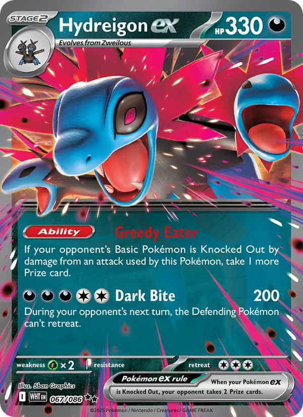 Hydreigon EX, White Flare 067/086