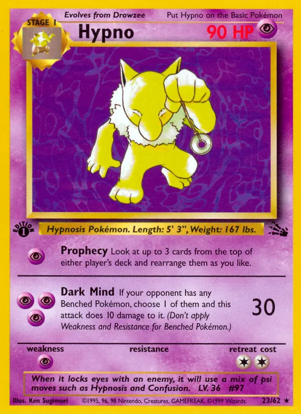 Hypno, Fossil 023/062