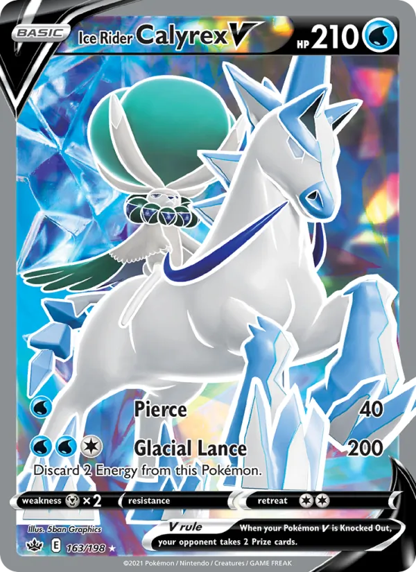 Ice Rider Calyrex V, Chilling Reign 163/198
