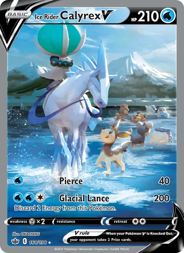 Ice Rider Calyrex V, Chilling Reign 164/198