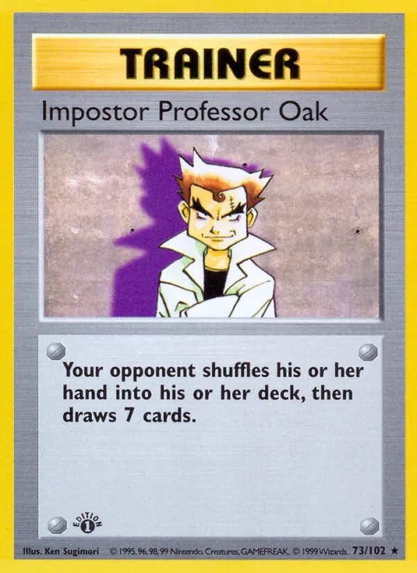 Impostor Professor Oak, Base 073/102