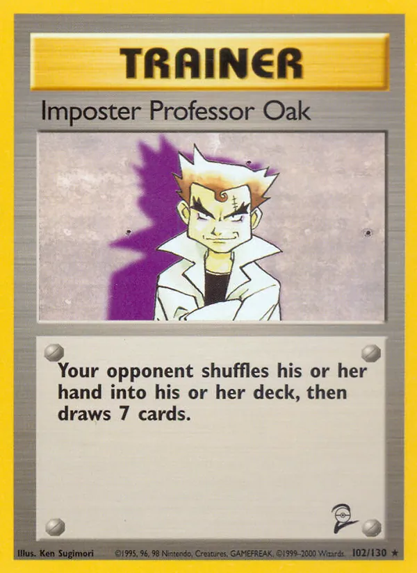Impostor Professor Oak, Base Set 2 102/130