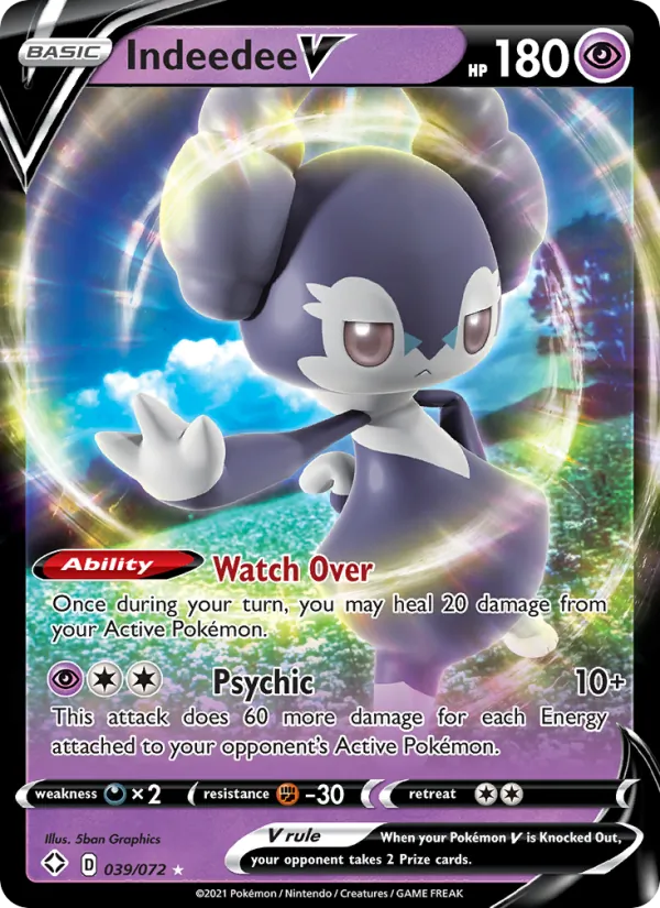 Indeedee V, Shining Fates 039/072
