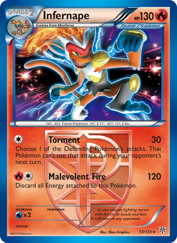 Infernape, Plasma Storm 017/135