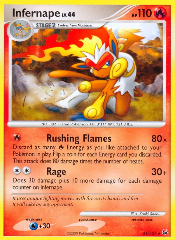 Infernape, Platinum 031/127