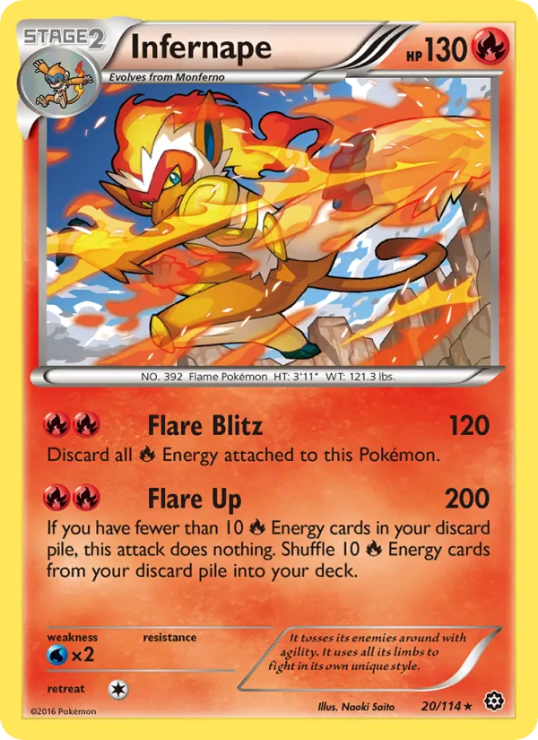 Infernape, Steam Siege 020/114