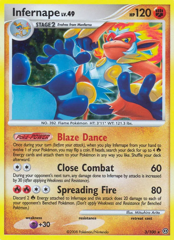 Infernape, Stormfront 003/100