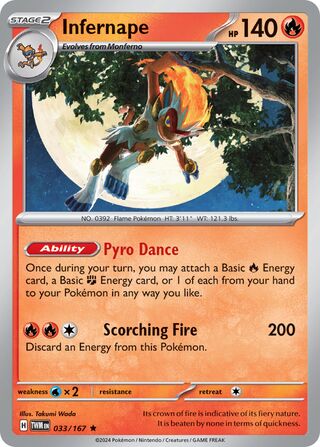 Infernape, Play! Pokémon Prize Pack Series Six 033/167