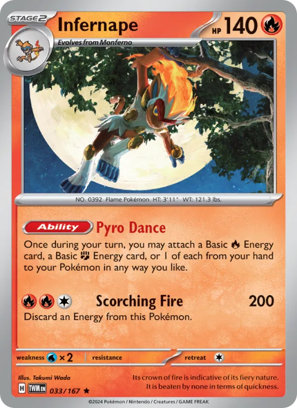 Infernape, Twilight Masquerade 033/167