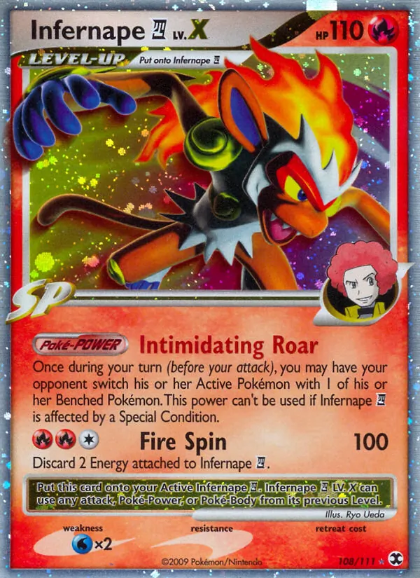 Infernape E4 LV.X, Rising Rivals 108/111