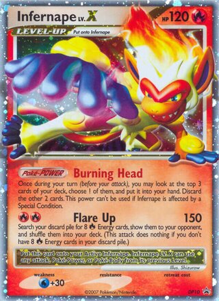 Infernape LV.X, Diamond & Pearl Promos DP10
