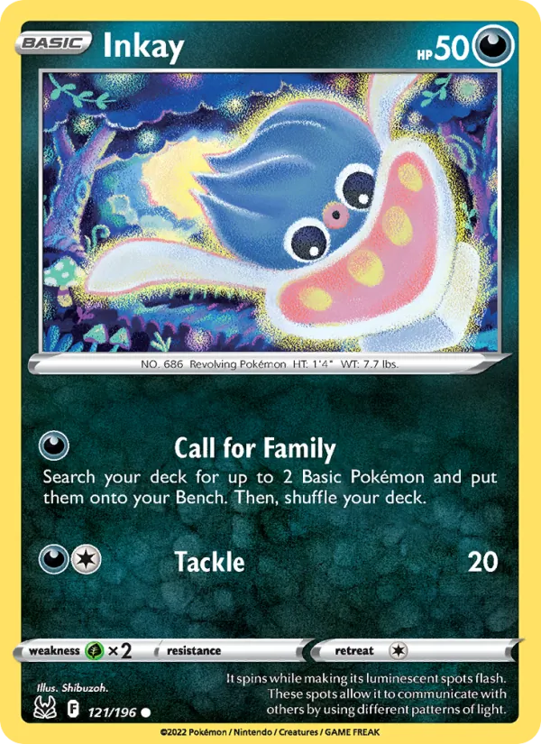Inkay, Lost Origin 121/196