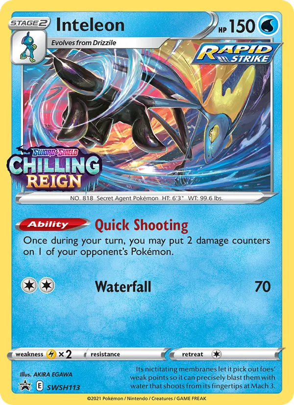 Inteleon, SWSH Black Star Promos SWSH113/307